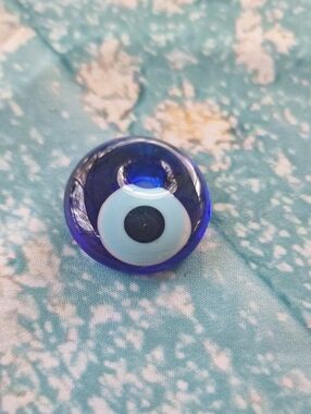 Blue Glass Evil Eye Charm